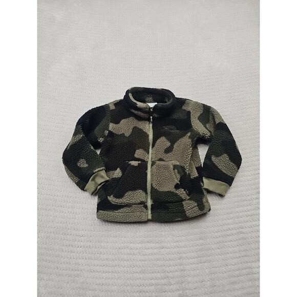 Columbia Fleece Boys 3T Camoflauge Full Zip Cold Weather - Picture 1 of 7